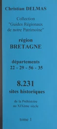 Région Bretagne (1). Départements 22-29-56-35