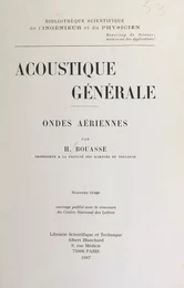 Acoustique générale