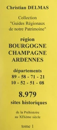 Région Bourgogne Champagne-Ardennes (1). Départements 89-58-71-21-10-52-51-08