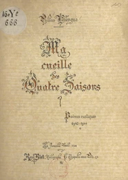 Ma cueille des quatre saisons