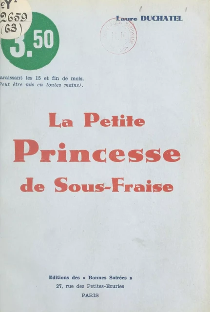 La petite princesse de sous-fraise - Laure Duchatel - FeniXX réédition numérique