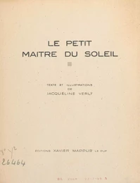 Le petit maître du soleil