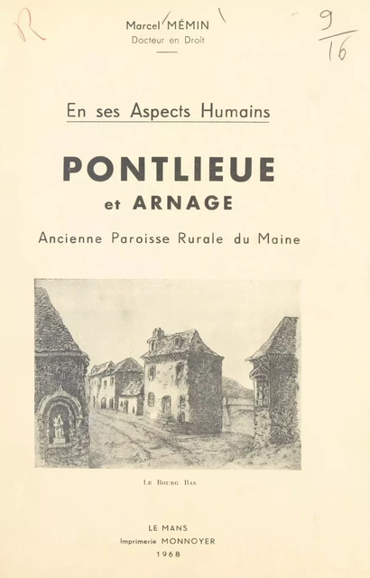 En ses aspects humains : Pontlieue et Arnage - Marcel Mémin - FeniXX réédition numérique