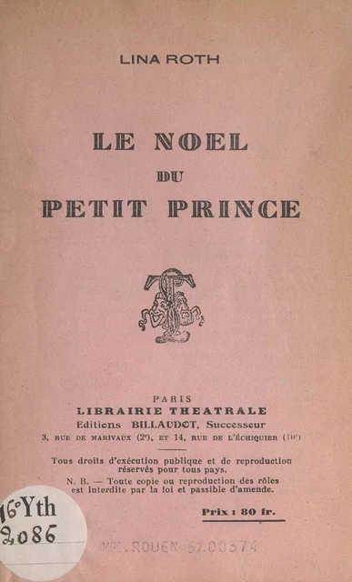 Le Noël du petit prince - Lina Roth - FeniXX réédition numérique