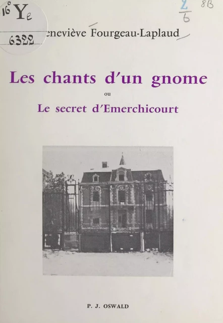 Les chants d'un gnome - Geneviève Fourgeau-Laplaud - FeniXX réédition numérique