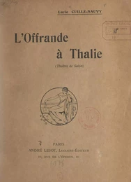 L'offrande à Thalie