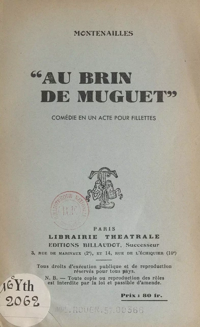 Au brin de muguet -  Montenailles - FeniXX réédition numérique