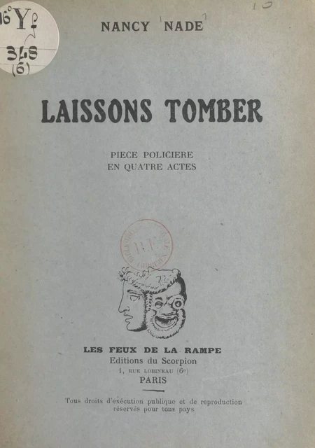 Laissons tomber - Nancy Nade - FeniXX réédition numérique