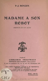 Madame à son robot