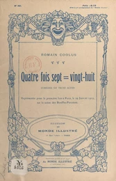 Quatre fois sept = vingt-huit