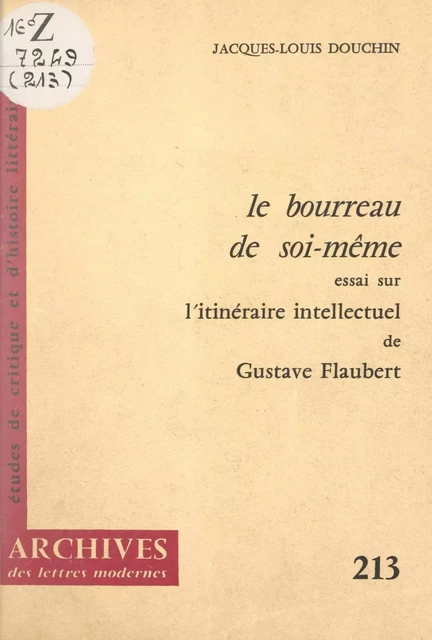 Le bourreau de soi-même - Jacques Louis Douchin - FeniXX réédition numérique