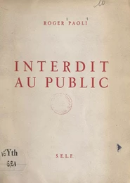 Interdit au public