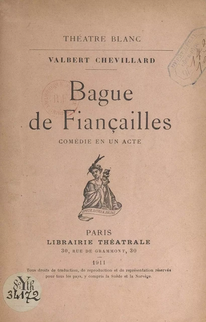 Bague de fiançailles - Valbert Chevillard - FeniXX réédition numérique