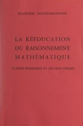 La rééducation du raisonnement mathématique