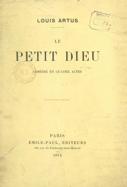 Le petit Dieu - Louis Artus - FeniXX réédition numérique