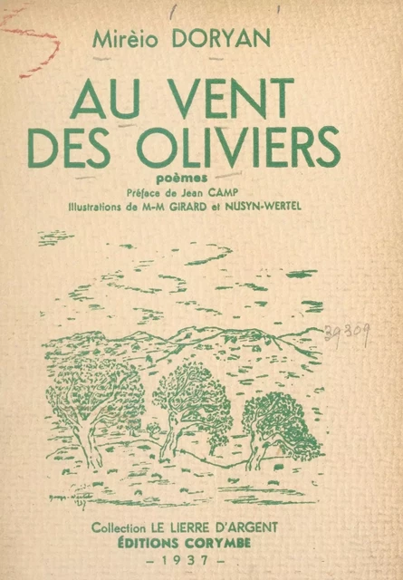 Au vent des oliviers - Miréio Doryan - FeniXX réédition numérique