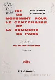 Projet de monument pour le Centenaire de la commune de Paris