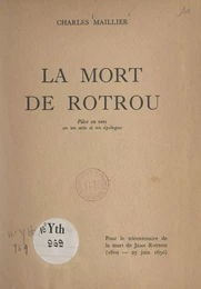 La mort de Rotrou