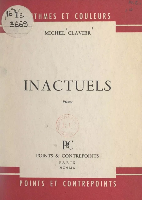 Inactuels - Michel Clavier - FeniXX réédition numérique