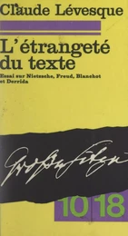 L'étrangeté du texte