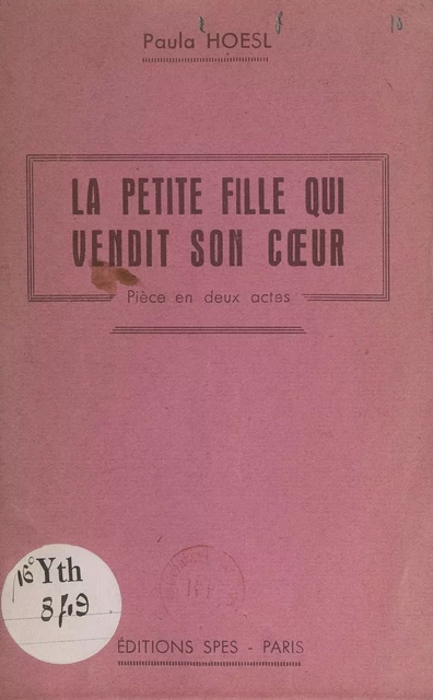 La petite fille qui vendit son cœur - Paula Hoesl - FeniXX réédition numérique