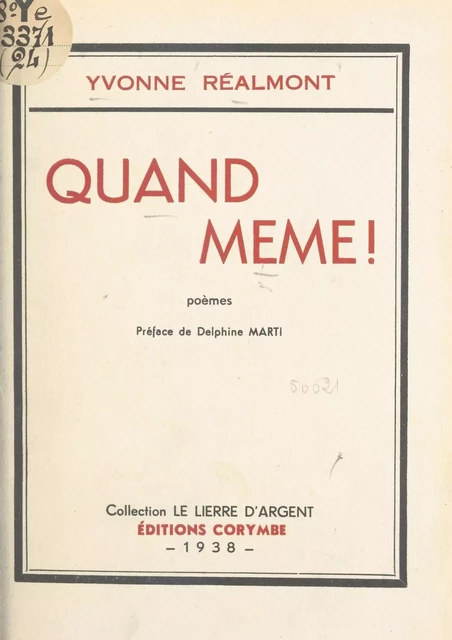 Quand même ! - Yvonne Réalmont - FeniXX réédition numérique