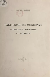 Balthazar de Monconys