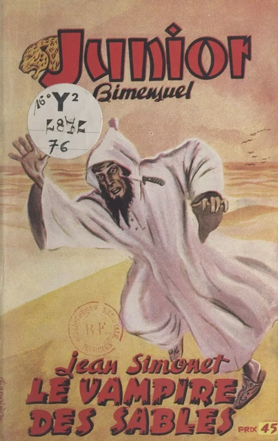 Le vampire des sables - Jean Simonet - FeniXX réédition numérique