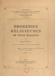 Broderies religieuses de style byzantin