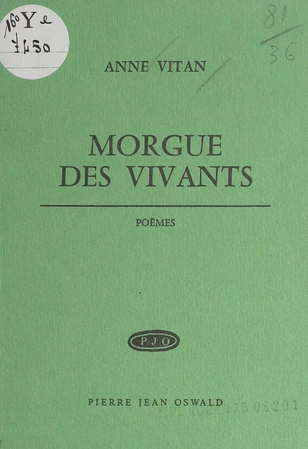 Morgue des vivants - Anne Vitan - FeniXX réédition numérique