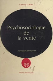 Psychosociologie de la vente