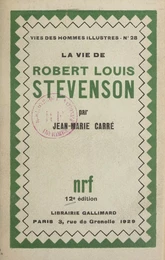 La vie de Robert Louis Stevenson