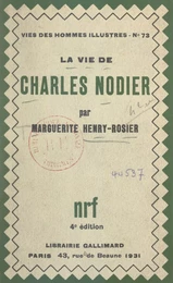 La vie de Charles Nodier