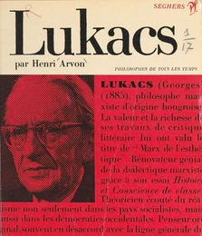 Georges Lukacs ou le Front populaire en littérature