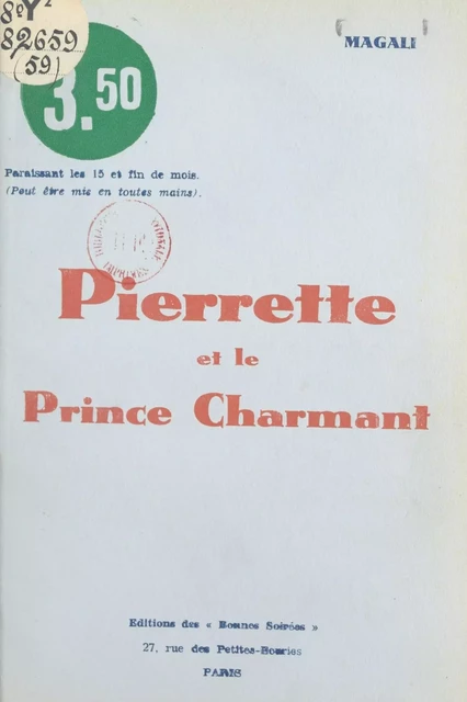 Pierrette et le prince charmant -  Magali - FeniXX réédition numérique