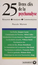 25 livres de psychanalyse