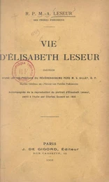 Vie d'Élisabeth Leseur