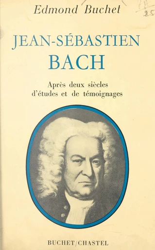 Jean-Sébastien Bach - Edmond Buchet - FeniXX réédition numérique