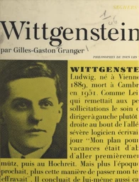 Ludwig Wittgenstein