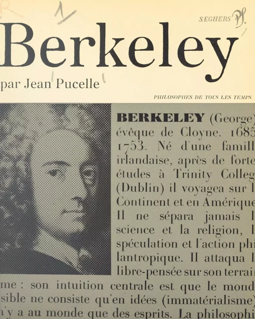 Berkeley - Jean Pucelle - (Seghers) réédition numérique FeniXX