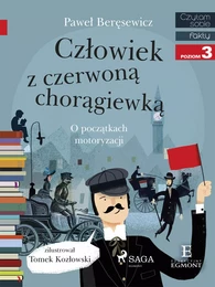 Człowiek z czerwoną chorągiewką