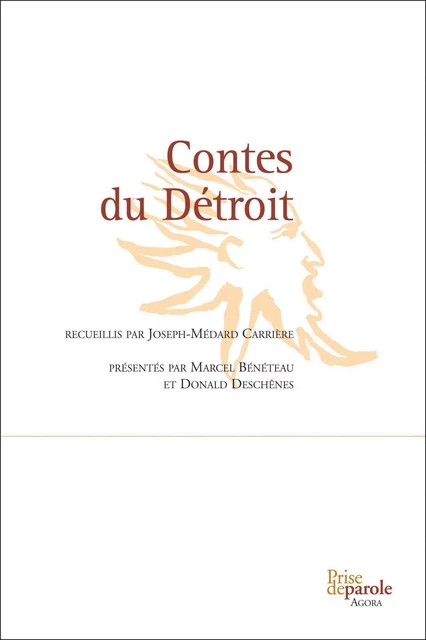 Contes du Détroit - Joseph-Médard Carrière - Éditions Prise de parole