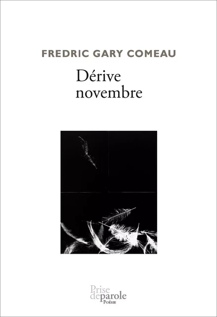 Dérive novembre - Fredric Gary Comeau - Éditions Prise de parole