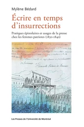 Écrire en temps d'insurrections