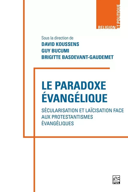 Le paradoxe évangélique -  Collectif - Presses de l'Université Laval