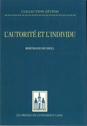 L'autorité et l'individu