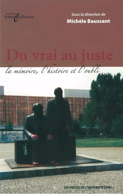 Du vrai au juste - Michèle Baussant - PUL Diffusion