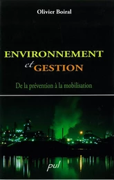 Environnement et gestion: de la prévention de la...