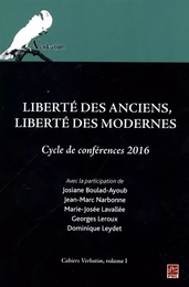 Liberté des Anciens, liberté des Modernes