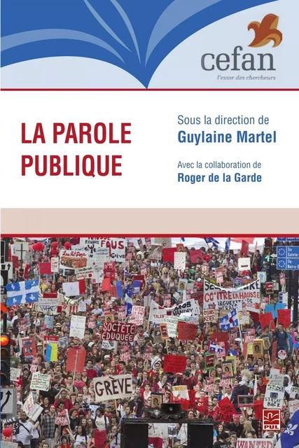 La parole publique - Guylaine Martel - PUL Diffusion